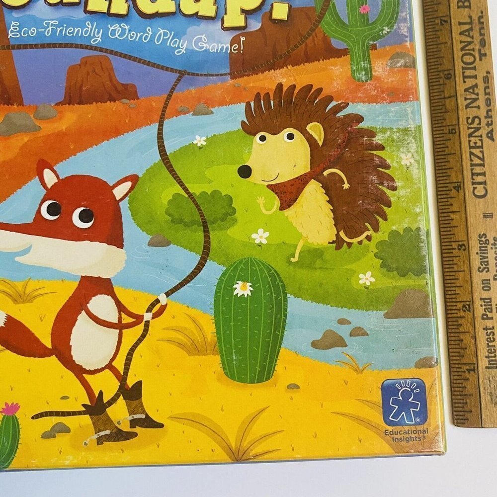 Reading Roundup! Eco Friendly Word Play Board Game Basic Building Block Words - Picture 6 of 11